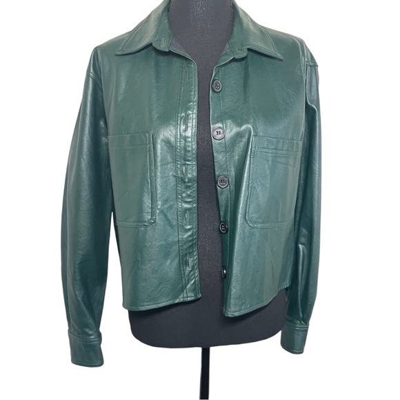 Shirt / Jacket - Faux Leather - Picture 1 of 14